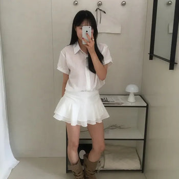 Striped Blouse Dress