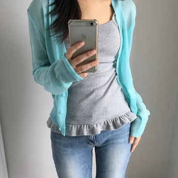 Summer See-through Cardigan
