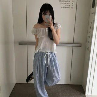 Striped Linen Pants