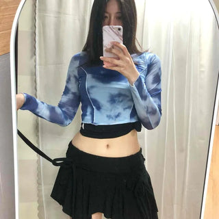 Frill Wrap Daily Mini Skirt