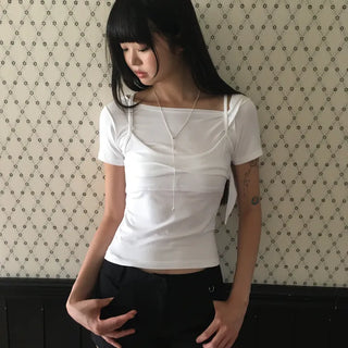 Buren Top Layered Short Sleeve T-shirt