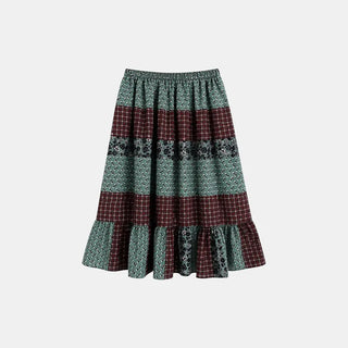 Two-way Patchwork BOHO Skirt