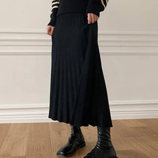 Aquili knit long skirt