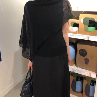 Lily Wedding Guest Look Delicate Fit Cape Sleeveless Set