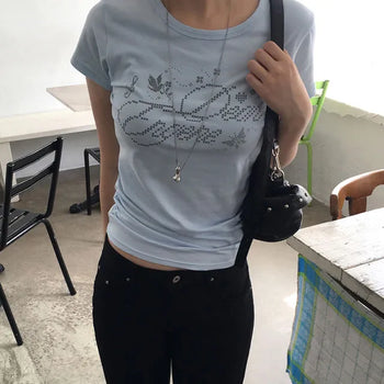 Kitsch Shirred Slim Fit T-shirt 3 Colors