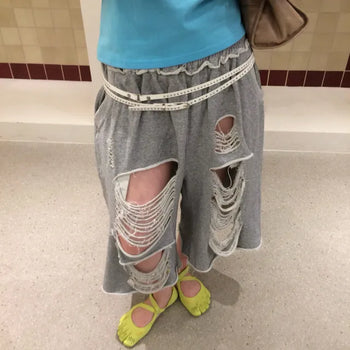 Destroyed Bermuda Sweatpants
