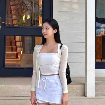 Colorful Slim Fit Summer Open Cardigan