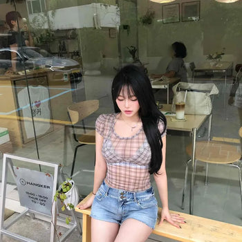 Double-Button Cut-Off Raw Denim Shorts
