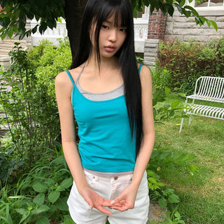 Mecha Halter Layered Sleeveless