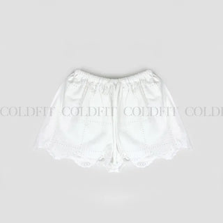 Floral lace shorts
