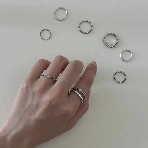 Tarti 9-piece ring set