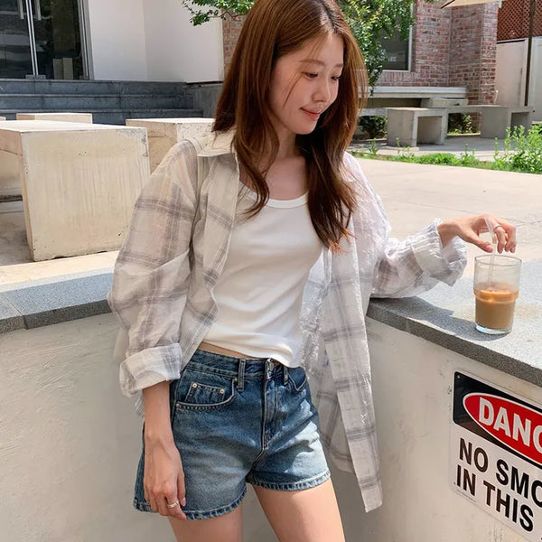 Resell check shirt