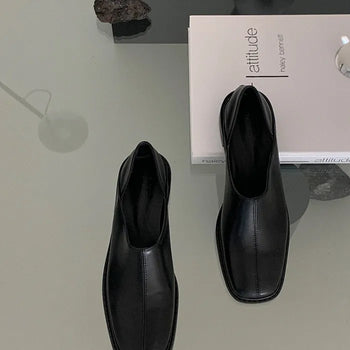Two-way basic loafers