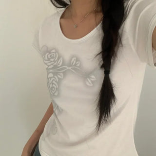 Doing Rose Slim Short Sleeve Tee