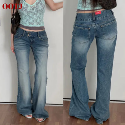 Kier Low denim bootcut pants
