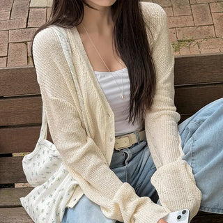 Pikachu Boucle Oversized Knit Cardigan
