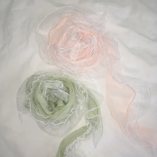 Vernal Color Frill Scarf