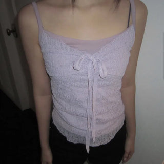 Toriz Lace Double Sleeveless