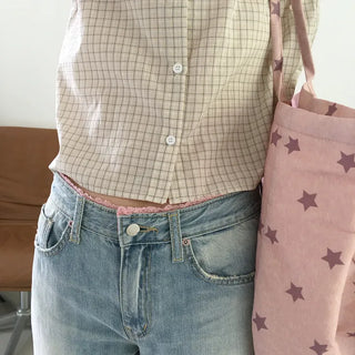 [OOT] Lace Sagging Denim (Lace Built-in)