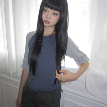 Miol Raglan Roll-up T-shirt