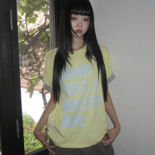 Shiho Lettering Short Sleeve T-shirt