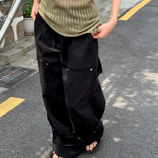 Choppy Rivet Carpenter Wide Pants