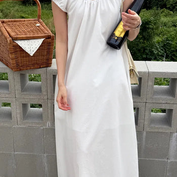 Capri Shirred Neck Bebe Dress♡