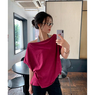 One Shoulder Loose Tee