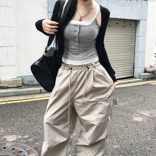 Unisex Tail Effortless Hip Nylon Pants (3 colors)