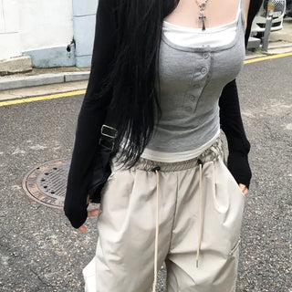Half Daily Open Cardigan (2 colors)