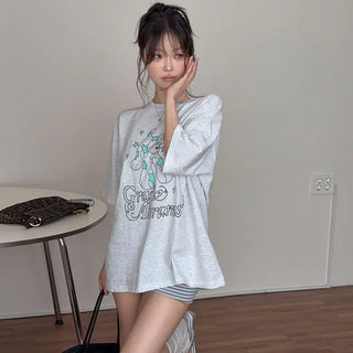 Endog Printed Loose Fit Short Sleeve T-shirt