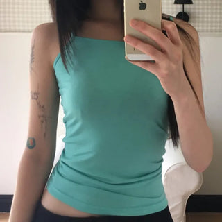 Bisom Color Strap Sleeveless