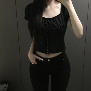 Black Jeans with Back Pocket Studs