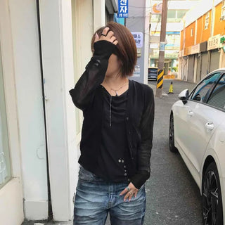 Button Plain Sleeveless Daily Casual Cardigan