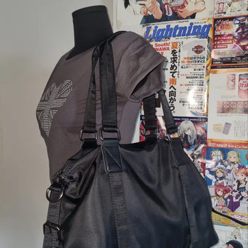 Lument Nylon Shoulder Crossbody Bag