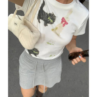cat friends tee
