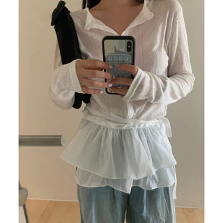 hug layered skirt