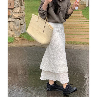 wrinkle layer skirt