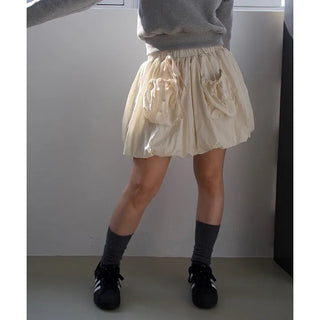 ruffle pumpkin skirt