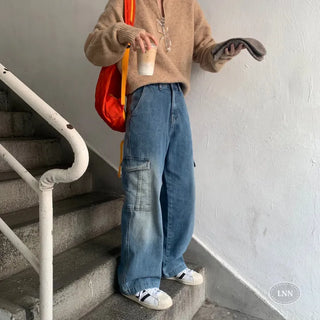 warm cargo denim