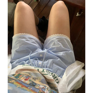Lace banding shorts