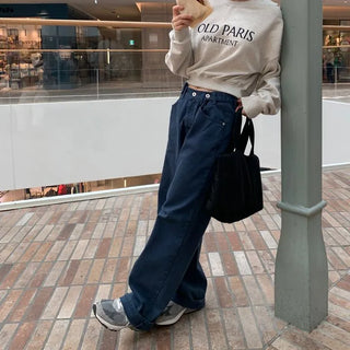autumn dyeing button pants