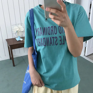 Lettering Studio Color Short Sleeve T-shirt