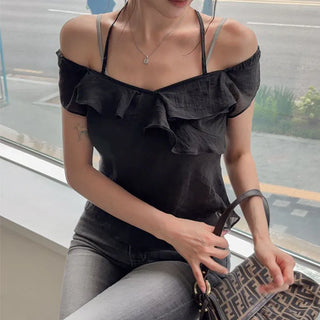 Received Ruffle Blouse [Tencel 80%]
