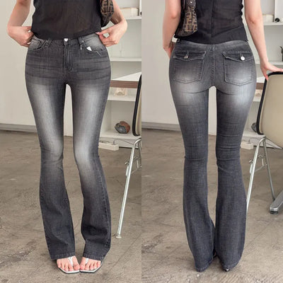 Maphid denim bootcut pants