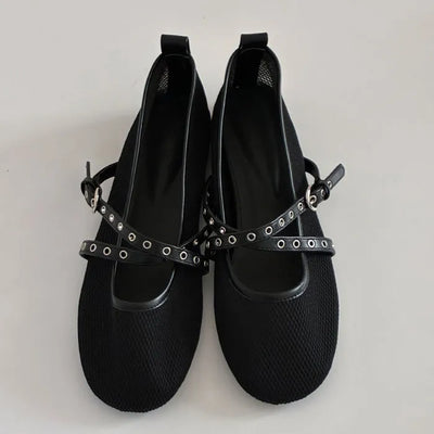 Kelsley mesh flat shoes