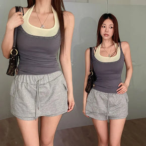 Evron Lace Layer Sleeveless