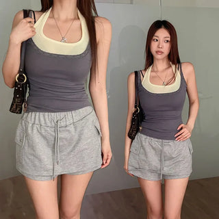 Evron Lace Layer Sleeveless