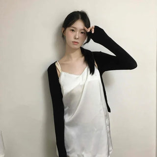Strappy Plain Straight Slim Fit Sleeveless Mini Dress