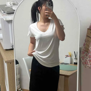 Straight H-line Slim Fit Daily Midi Skirt